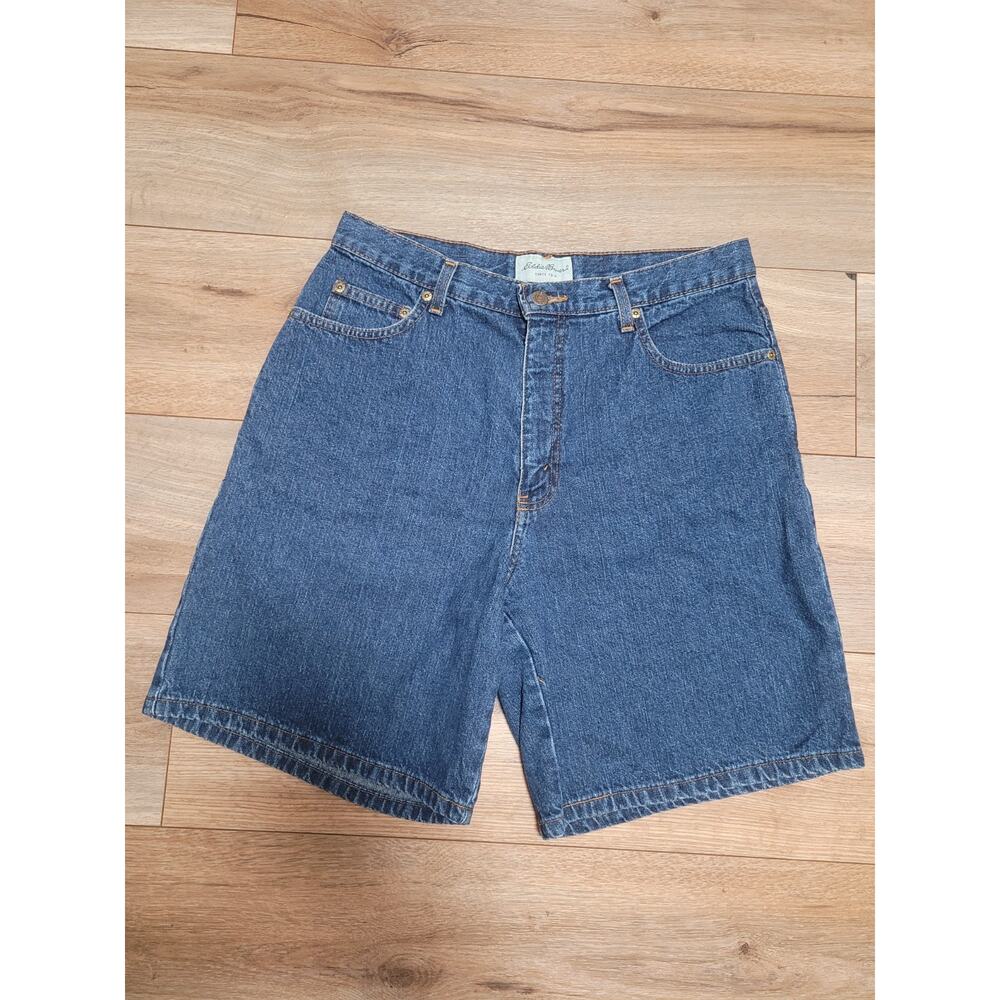 Eddie Bauer Curvy Women Short Sz 12 Midrise Buttons Pocket